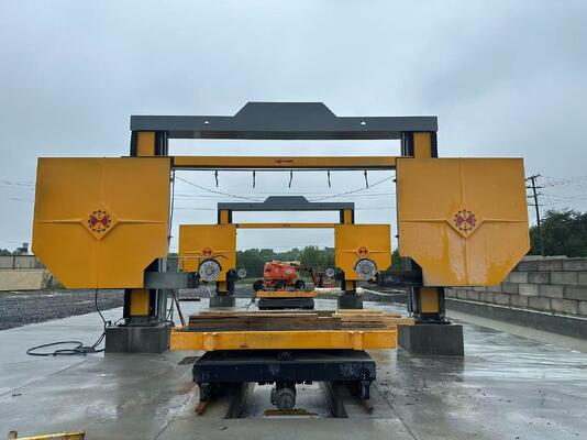 PLC-gestuurde Diamantdraadzaagmachine met Synchrone Schroefaandrijving voor 3000×3000×1500 mm Marmer- en Granietblokken
