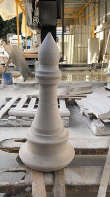 CNC-verticale profielmachine met 1000 mm maximale snijdiameter en 1500 mm verticale opheffingsreis voor het snijden van steenslaag