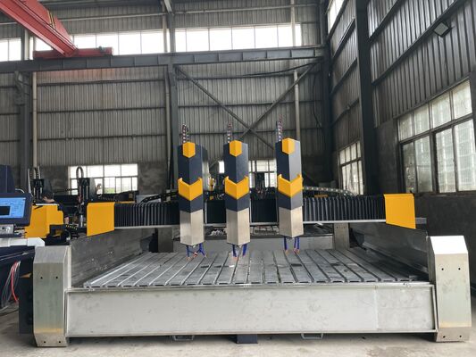 CNC Steen Carving Machine met 0.02mm Nauwkeurigheid 15m/min Luchtsnelheid Elektrische Kracht voor Precisie Graveren