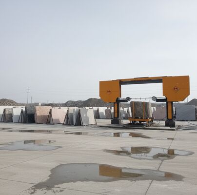 PLC-gestuurde Diamantdraadzaagmachine met Synchrone Schroefaandrijving voor 3000×3000×1500 mm Marmer- en Granietblokken