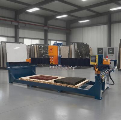 Hoogprecisie steenpoetsmachine met automatische voeding en geïntegreerde intelligente besturing voor industriële steenverwerking