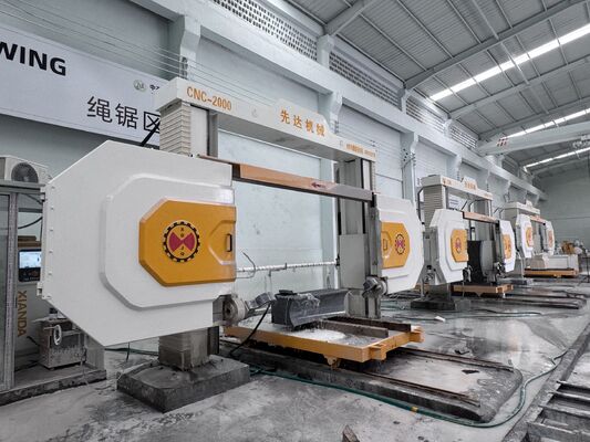 4-assige CNC diamantdraadzaagmachine voor het snijden van graniet en marmer