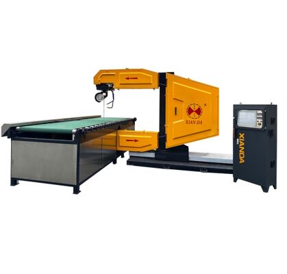 Verticale CNC Draadzaagmachine met PLC-besturing voor Steenbewerking, 4m3/U Waterverbruik, 20-50m Draadlengte