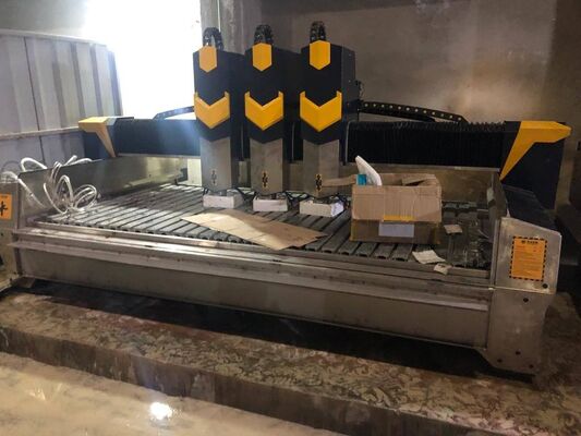 CNC Stone Carving Machine with 0.02mm Precision, 15m/min Air Speed, and Electric Powered for Tactile Paving Stone