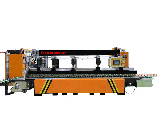11-Koppen CNC Horizontale Steenrand Polijstmachine voor Graniet Marmer Kwarts Rand Slijpen