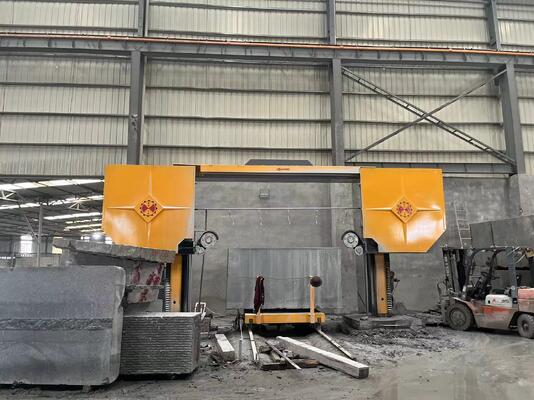 PLC-gestuurde Diamantdraadzaagmachine voor Graniet en Marmer met een Maximale Verwerkingsgrootte van 3500x3500x1800mm en een Hoofdmotor van 15KW