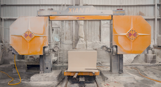 4-assige CNC-draadsnijmachine voor speciaal gevormde steen | Apparatuur voor profielbewerking van onregelmatige steen