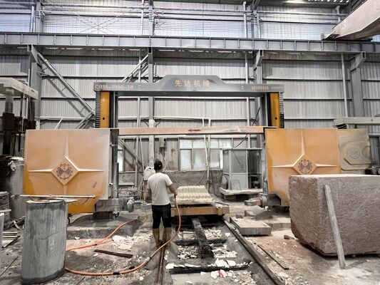 4-assige CNC-blokverdelingsmachine met hoge efficiëntie en een maximale verwerkingsgrootte van 3000 mm voor steenbewerking