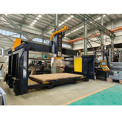 5-assige CNC brugzaagmachine Promoot 900 Hoge Precisie Graniet Marmer Zaag met 360° Rotatie
