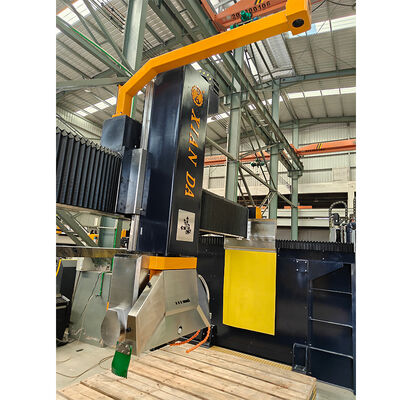 5-assige CNC brugzaagmachine Promoot 900 Hoge Precisie Graniet Marmer Zaag met 360° Rotatie