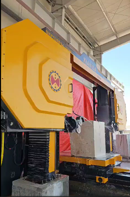 Discovery 4 CNC Diamantdraadzaagmachine met 360° servo-aangedreven werktafel en 20-40 M/S snij snelheid voor precieze steensnijden