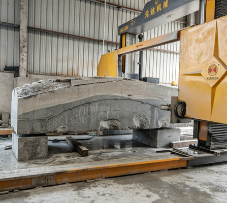 Gantry Verrijdbare CNC PLC Draadzaagmachine voor het Zagen van Grote Steenblokken