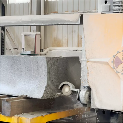 DTWS-2000SA CNC Diamantdraadzaagmachine met hoge snijprecisie en 360° rotatie voor het profileren van steen