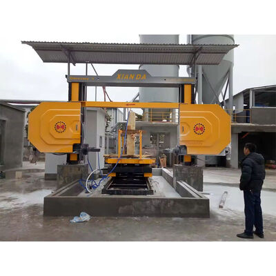 Automatische 5-assige CNC-diamantdraadzaagmachine voor het snijden en vormgeven van granietmarmeren blokken