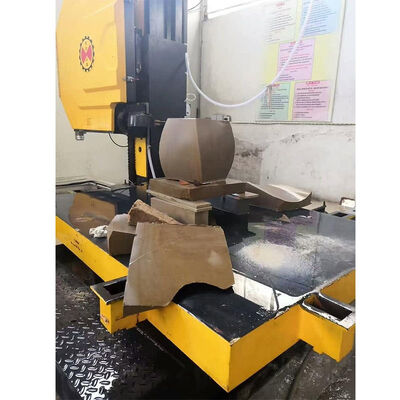 Automatische 5-assige CNC-diamantdraadzaagmachine voor het snijden en vormgeven van granietmarmeren blokken