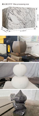 5-assige CNC diamantdraadzaagmachine met 11kw hoofdmotor voor 3D-vorming in marmer en graniet
