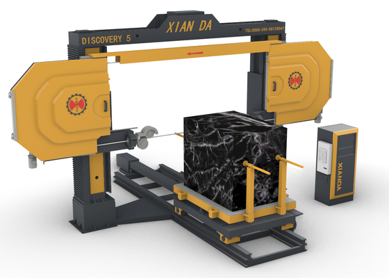 5-assige CNC diamantdraadzaagmachine met 11kw hoofdmotor voor 3D-vorming in marmer en graniet