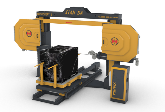 5-assige CNC diamantdraadzaagmachine met 11kw hoofdmotor voor 3D-vorming in marmer en graniet