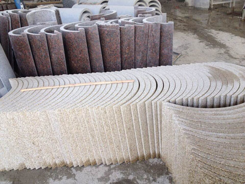 Hoge efficiëntie Vier-snips Edge Snijmachine Voor Marmer Granit Column Slab