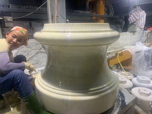 PLC-besturingskolomkap en basisprofielmachine voor marmergranit