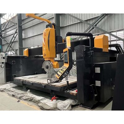 Xianda Trend 600 & Promote 600 5-assige CNC-brugzaag voor steenbewerking voor graniet, kwarts aanrechtblad, kunststeen freesmachine