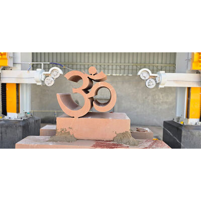 Xianda DISCOVERY 4 Ultimate CNC Diamantdraadzaagmachine | 4-assige speciaal gevormde steenprofielmachine voor kolommen, grafstenen & landschapsstenen