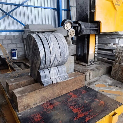CNC Diamantdraadzaagmachine voor grafsteen & monument speciale vorm contour snijden