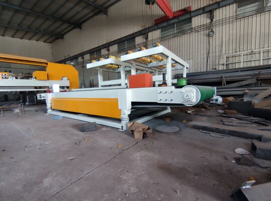 CNC Dubbeldoel Steen Snijmachine met 7.5KW Hoofdmotor 1250mm Maximale Snijbreedte en Variabele Transportbandsnelheid