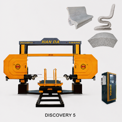 XIANDA High Efficiency CNC Diamond Wire Saw Cutting Machine voor het verwerken van marmer, graniet en steenplaten