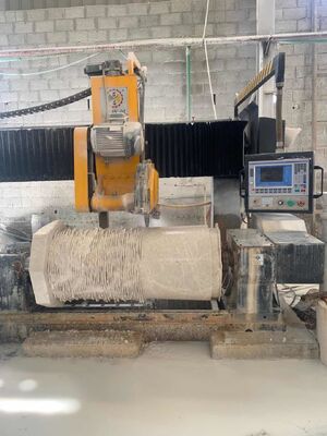 PLC/CNC-besturing Twee stuks baluster snijmachine voor marmer graniet