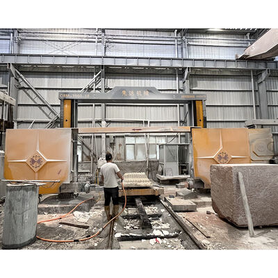 CRM‑3500‑21 / CRM‑3500‑22FW CNC 4-assige diamantdraadzaagmachine voor het zagen van stenen Romeinse zuilen en boogplaten