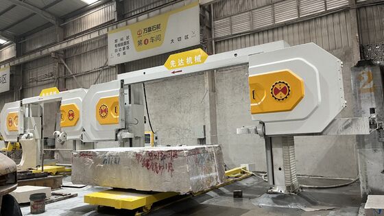 Vier-assige CNC-diamantdraadzaagmachine met 2500×3000×1500mm maximale verwerkingsgrootte en hoge precisie reducer en servomotor