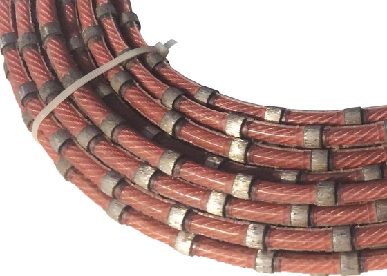 Scherpe Steen 8.8mm Diamond Wire Cutting Rope Marble die 20-30m/s profileren