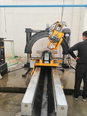 Automatische Roman Pillar Slot Stone Cutting-Verwerkingsmachine 7.5kw