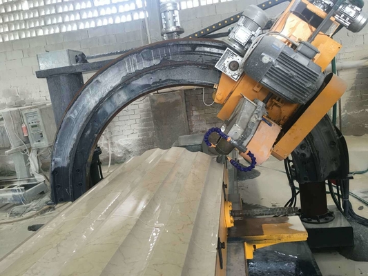 Automatische Roman Pillar Slot Stone Cutting-Verwerkingsmachine 7.5kw
