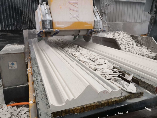 Het Profielsnijmachine 15kw van de kromme Lineaire Steen voor Vierkante Baluster