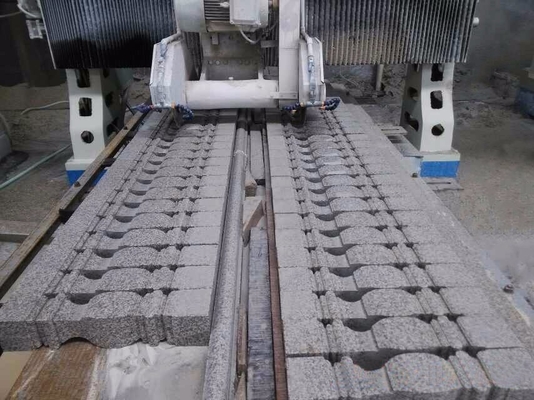 Dubbele het Type van Bladenlift Snijmachine 850mm van het Steenprofiel