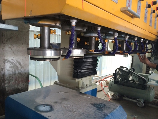 PLC de Cirkel Oppoetsende Machine van de Steenplak om Holle Kolom Te verwerken