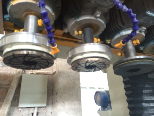PLC de Cirkel Oppoetsende Machine van de Steenplak om Holle Kolom Te verwerken