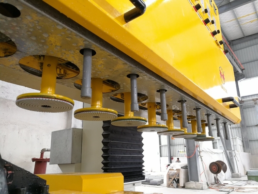 PLC de Cirkel Oppoetsende Machine van de Steenplak om Holle Kolom Te verwerken