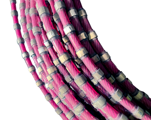 Marmeren Blok het Kleden zich Hulpmiddelen Diamond Wire Saw Rope 11mm Lijnsnelheid 20-30m/s